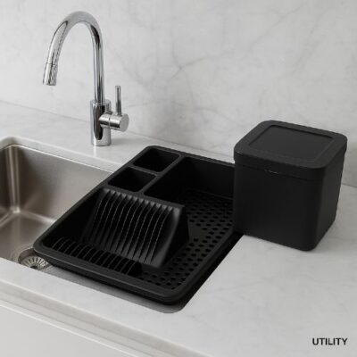 Kit Escorredor + Lixeira 2,5L