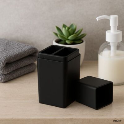 Porta Escova Com Tampa | Infinity