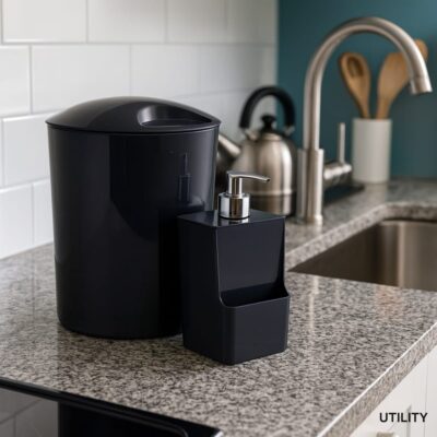 Kit Lixeira 5L + Dispenser Slim