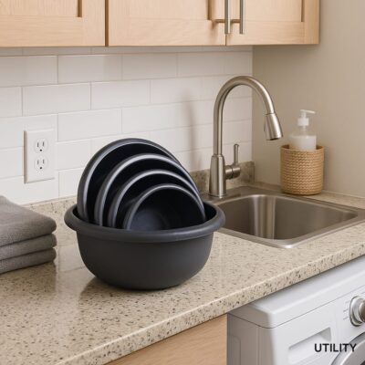 Kit Bacias | 1UN de cada (1,3L - 2,5L - 4L- 6,5L - 11L)